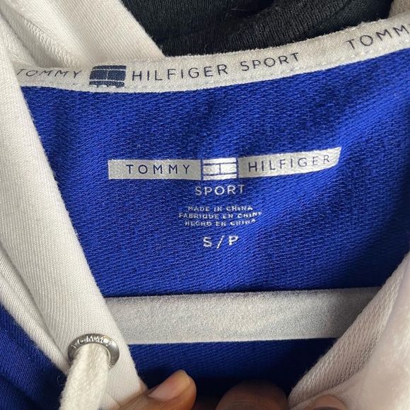 Timmy hilfiger boxy hooded sporty crop top small - Picture 5 of 5